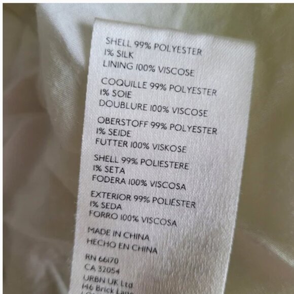 Anthropologie Maeve Checkered Full Maxi Silk Blend Skirt size L - Picture 5 of 6